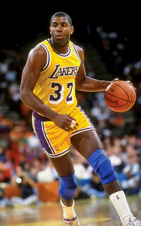 muy Movilizar Generacion Adidas Camiseta Lakers Original Bordada Magic Johnson (amarillo)