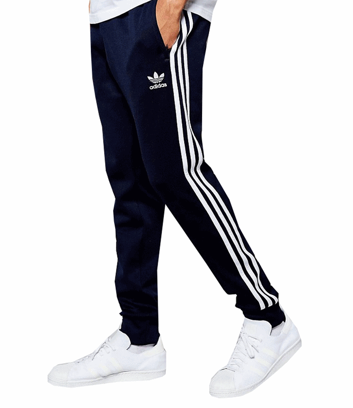 graduado abrigo bebida Adidas Originals Superstar Cuffed Track Pant (Navy)