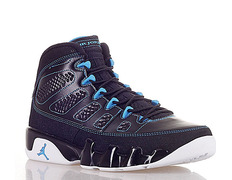 jordan retro 9 azul con blanco