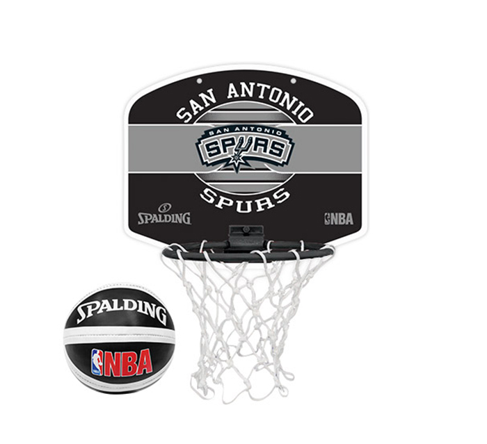 Mini canasta Baloncesto Wilson Nba Team San Antonio Spurs Gris