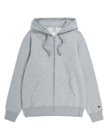 Light Grey Script Logo Full-Zip Fleece Sweatsuit