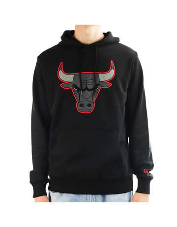 New Era NBA Chicago Bulls NBA Drip Logo Hoodie Black
