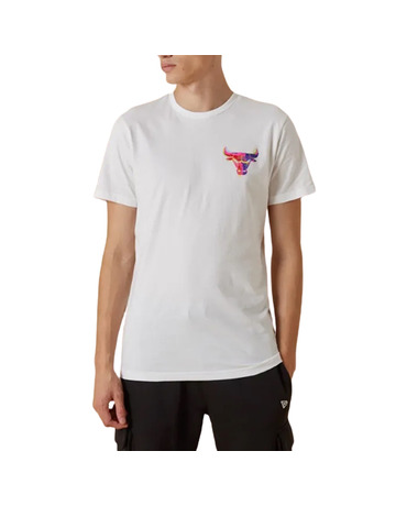 Short Sleeve T-Shirt NBA Script Mesh New Era WHIFDR 60284736 White - XL - New - 0196499540674