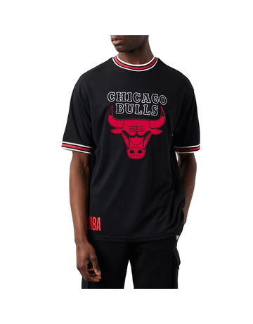 New Era Chicago Bulls NBA Team Logo Mesh Oversized T-Shirt