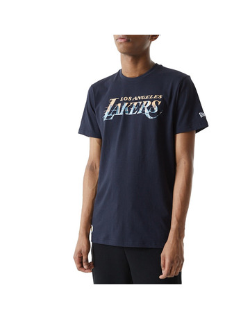 MENS LA Lakers NBA Globe Logo Black T-Shirt Black  New Era T-SHIRTS, TOPS  & VESTS — Linearinteriorismo