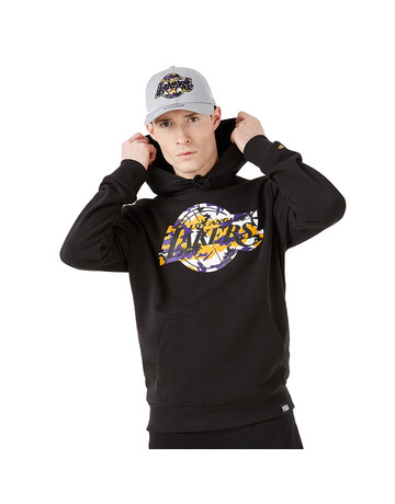 New era NBA Tear Logo Los Angeles Lakers Hoodie Black