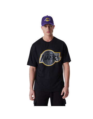 T-shirts New Era LA Lakers NBA Championship Oversized T-Shirt Grey