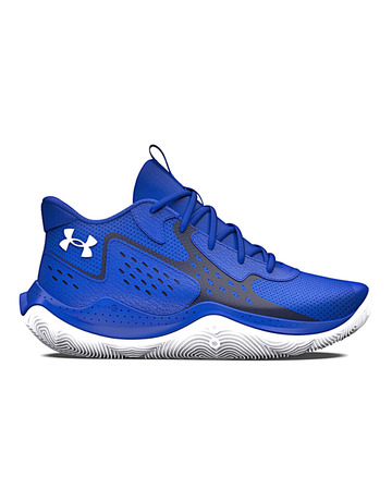 Under Armour GS JET 21 UNISEX - Basketball shoes - royal/white