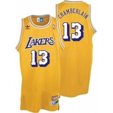 Adidas Camiseta Swingman Wilt Chamberlain Lakers amarillo