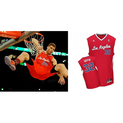 Adidas Camiseta Réplica Griffin Clippers (rojo/blanco/azul