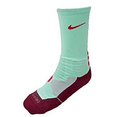 Calcetines Nike Hyper Elite Basket Crew (366/mentaclaro/rojo)