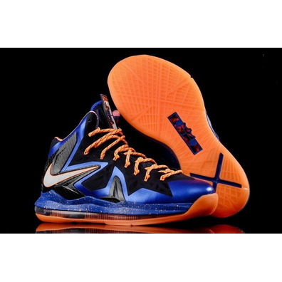 Lebron X P.S. Elite "Superhero" (400/azul/naranja/negro)