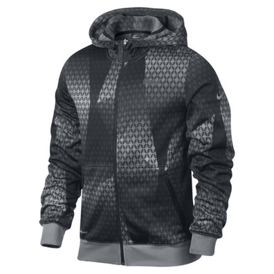 Lebron Sudadera Capucha Hero Print FZ Hoody (065/negro/gris)