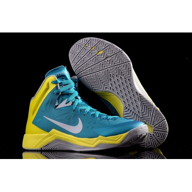 Nike Zoom Hyperquickness "Beach" (300/turquesa/amarillo/gris)