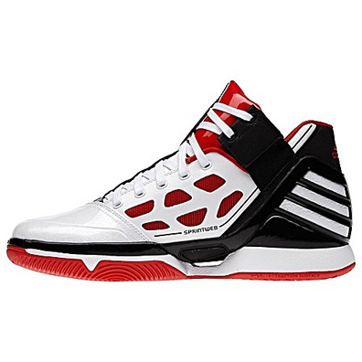 Adidas Adizero Rose 2 (blanco/negro/rojo)