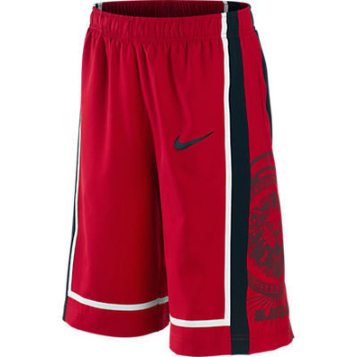 Short Lebron Gametime Niño (611/rojo/negro)