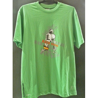 Nike Camiseta Tennis Cotton Graphic Niño (verde)