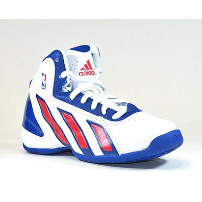 Adidas Daily Double 3 NBA Kids (blanco/azul/rojo)(35-40)