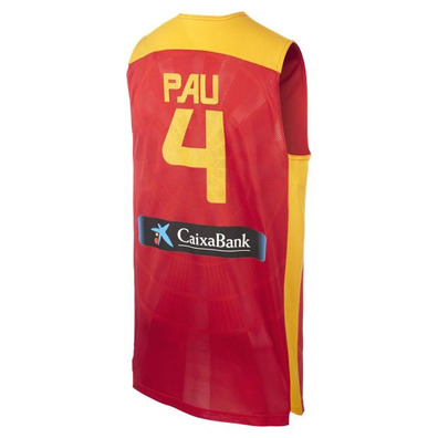 Camiseta Selección España Pau Gasol (600/rojo/amarillo)