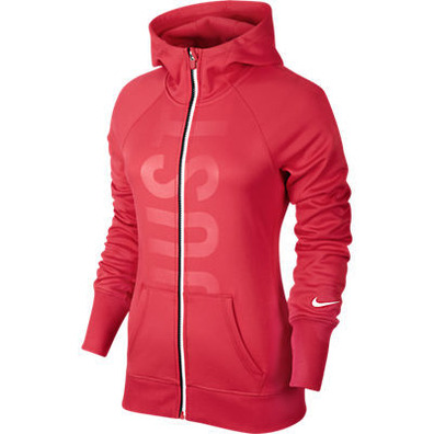 Nike Chaqueta All Time JDI Hoody Mujer (635/rojo coral)