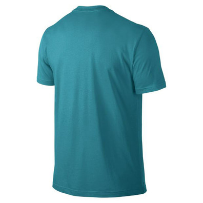 Camiseta Nike "The Swoosh Net" (372/tropical teal/navy/blanco)