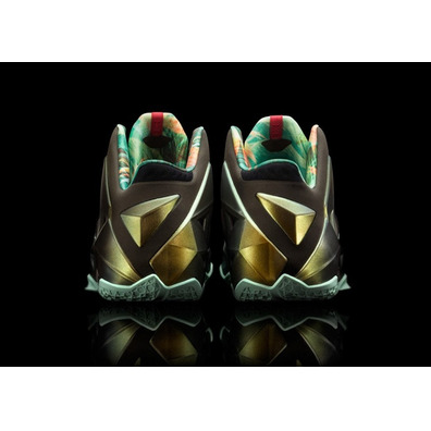 Lebron XI "King's Pride" (700/verde/oro/negro)