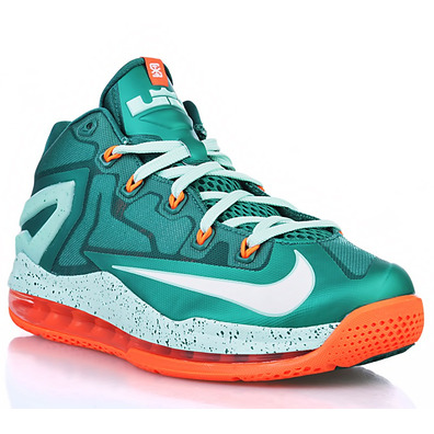 Air Max Lebron XI Low "Biscayne" (313/verde/blanco/naranja)