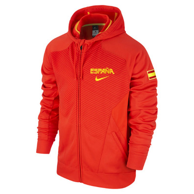 Sudadera Capucha Basket España (600/rojoamarillo)