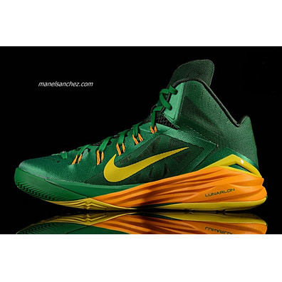 Nike Lunar Hyperdunk 2014 "Brasil" (373/verde/amarillo)