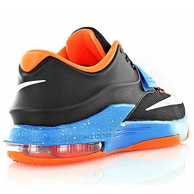 KD VII "OKC Away" (004/negro/azul/naranja/blanco)