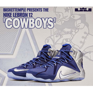 Lebron XII "Cowboys" (410/azul/plata/navy)