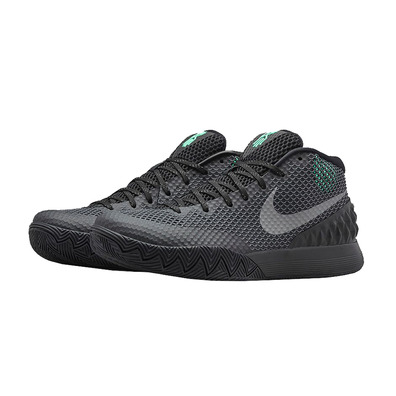 Kyrie 1 "Driveway" (001/black//dark grey/grn glow)