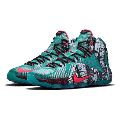 Lebron XII Christmas "Akron Birch" (363/verde esmeralda/esmeralda oscuro/hiperponche)