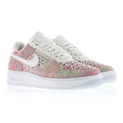 Wmns Air Force 1 Flyknit Low "Multicolor" (102/white/emerald/white)