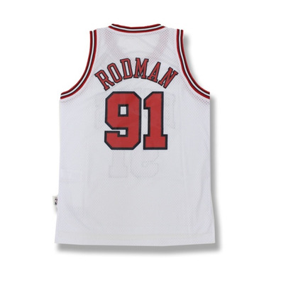 Adidas Camiseta Retro Swingman Rodman Bulls (blanca/roja)