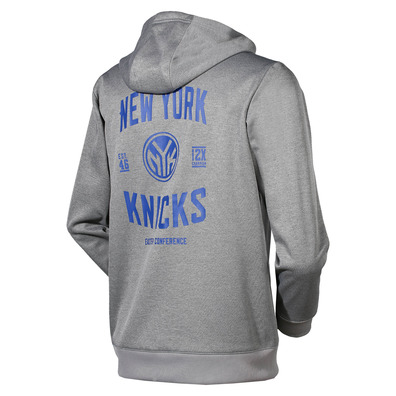 Adidas NBA Sudadera New York Knicks Fan Wear (gris/azul)