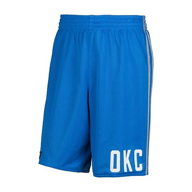 Adidas NBA Short Oklahoma Thunder Winter Hoops Rev (azul/gris)