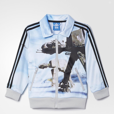 Adidas Originals Chándal Firebird Star Wars AT-AT Infantil (celeste)