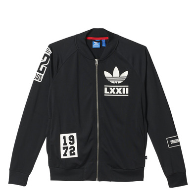 Adidas Originals Mujer Chaqueta Berlin Logo Badge (negro/blanco)