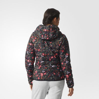 Adidas Originals Mujer Chaqueta All Over Print Slim Flower (negro)