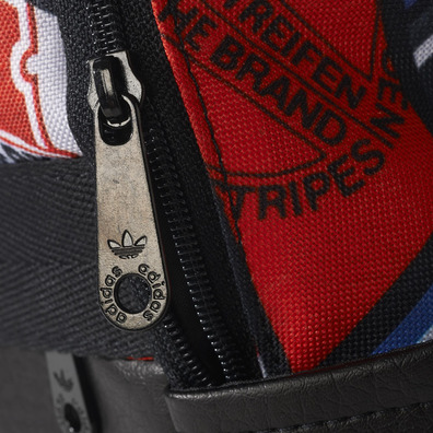 Adidas Originals Mochila Graphic Labels Tongue (negro/multicolor)