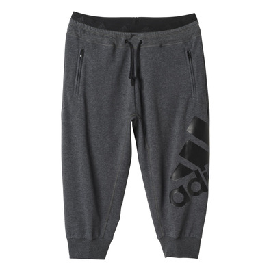 Adidas Mujer Pantalón 3/4 Sport Essentials Logo (gris)