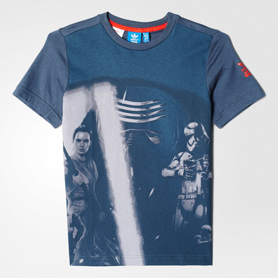 Adidas Originals Junior Camiseta Star Wars Modern (gris)