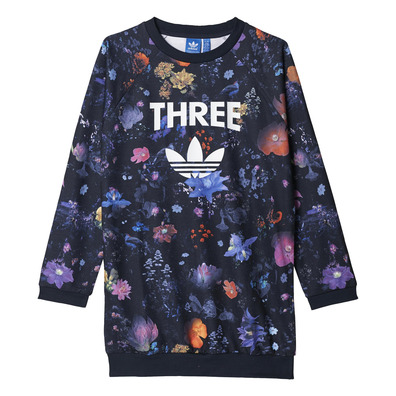 Adidas Originals Junior Girl Basketball Sweatshirt Sprint (multicolor/blanco)