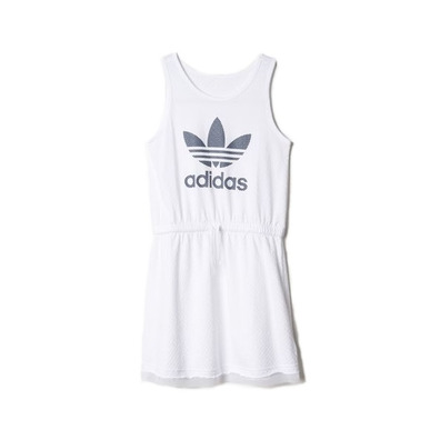 Adidas Originals Junior Girls Vestido Tenis (blanco)