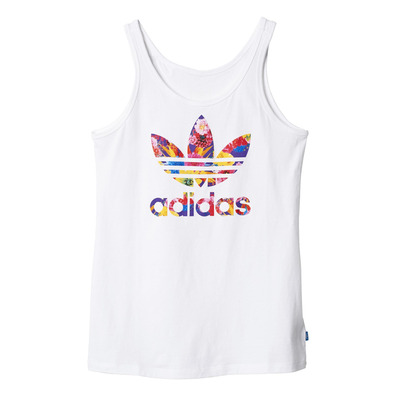 Adidas Originals Junior Girls Tank "Garden" (blanco/multicolor)