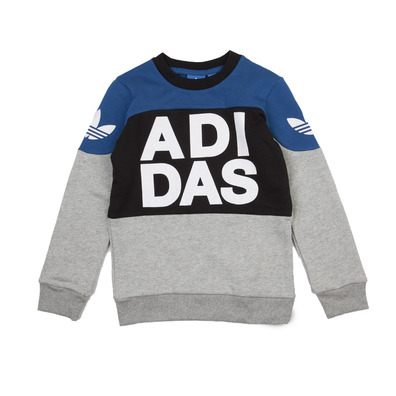 Adidas Originals Junior Basketball Sudadera (negro/azul/gris)