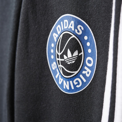 Adidas Originals Junior Basketball Pantalón (negro/blanco/azul)