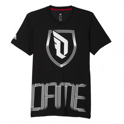 Adidas Camiseta Dame Fighter (negro/blanco)