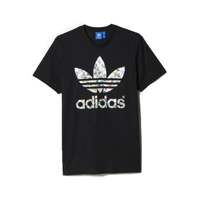 Adidas Originals Camiseta Prism Trefoil (negro/blanco)